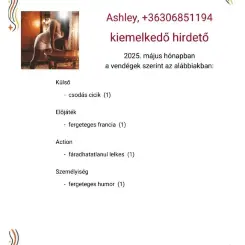 Ashley, Szexpartner IX. kerület, 28 év nő IX. kerület Budapest Magyarország, +36306851194